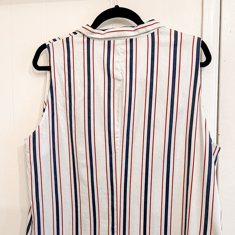 Tuckernuck Striped Mini Dress - White, Red, Blue - Picture 10 of 13